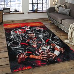 NFL Tampa Bay Buccaneers Football Team Logo Sport Carpet Area Rug Home Decor Best Gift For Friends TPBB72