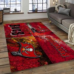 NFL Tampa Bay Buccaneers Football Team Logo Sport Carpet Area Rug Home Decor Best Gift For Friends TPBB8