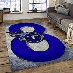 NFL Tennessee Titans Football Team Logo Sport Carpet Area Rug Home Decor Best Gift For Friends TT42