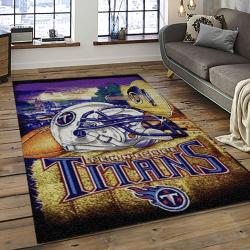 NFL Tennessee Titans Football Team Logo Sport Carpet Area Rug Home Decor Best Gift For Friends TT44