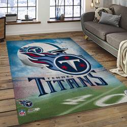 NFL Tennessee Titans Football Team Logo Sport Carpet Area Rug Home Decor Best Gift For Friends TT48