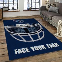 NFL Tennessee Titans Football Team Logo Sport Carpet Area Rug Home Decor Best Gift For Friends TT53