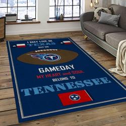 NFL Tennessee Titans Football Team Logo Sport Carpet Area Rug Home Decor Best Gift For Friends TT54