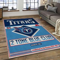 NFL Tennessee Titans Football Team Logo Sport Carpet Area Rug Home Decor Best Gift For Friends TT59