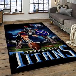 NFL Tennessee Titans Football Team Logo Sport Carpet Area Rug Home Decor Best Gift For Friends TT60