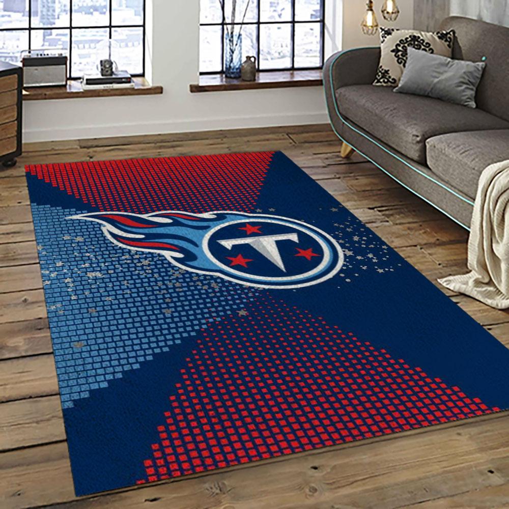 NFL Tennessee Titans Football Team Logo Sport Carpet Area Rug Home Decor Best Gift For Friends TT62