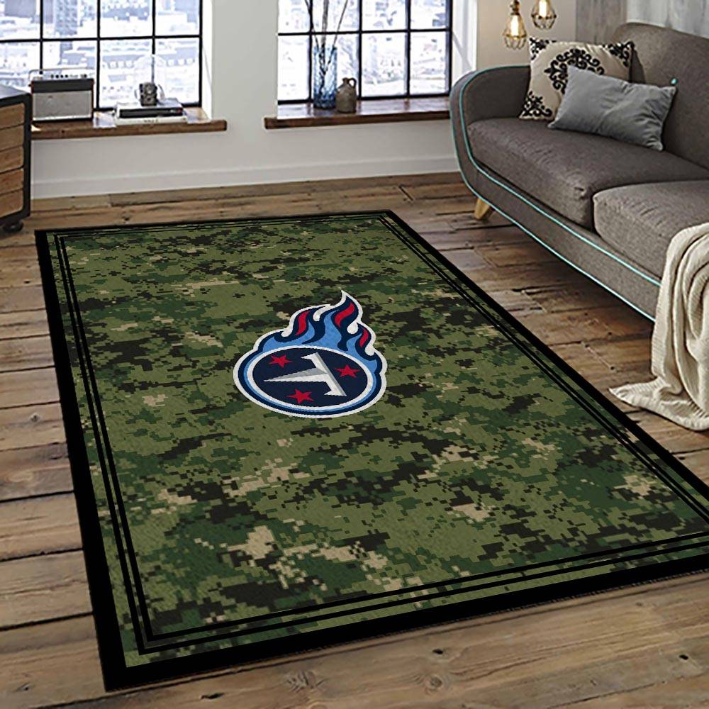 NFL Tennessee Titans Football Team Logo Sport Carpet Area Rug Home Decor Best Gift For Friends TT66