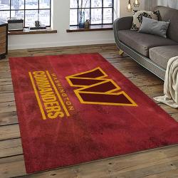 NFL Washington Commanders Football Team Logo Sport Carpet Area Rug Home Decor Best Gift For Friends WSCD11