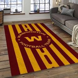 NFL Washington Commanders Football Team Logo Sport Carpet Area Rug Home Decor Best Gift For Friends WSCD14