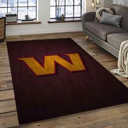 NFL Washington Commanders Football Team Logo Sport Carpet Area Rug Home Decor Best Gift For Friends WSCD18