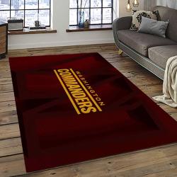 NFL Washington Commanders Football Team Logo Sport Carpet Area Rug Home Decor Best Gift For Friends WSCD30