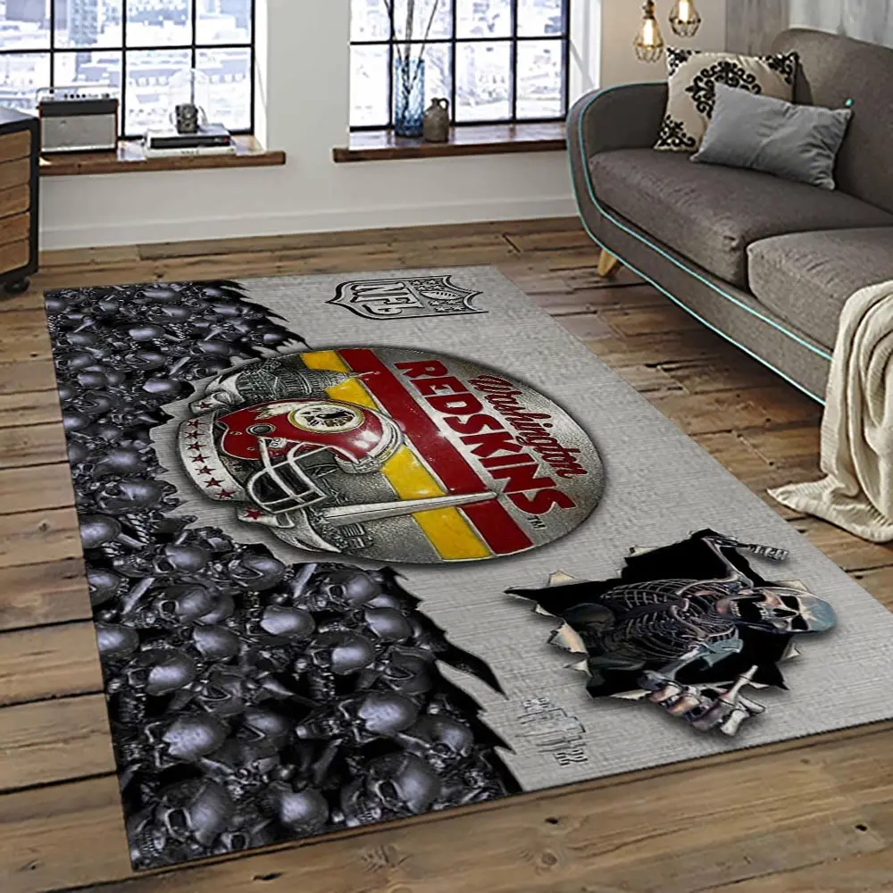 NFL Washington Commanders Football Team Logo Sport Carpet Area Rug Home Decor Best Gift For Friends WSCD34