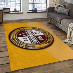 NFL Washington Commanders Football Team Logo Sport Carpet Area Rug Home Decor Best Gift For Friends WSCD38