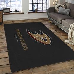 NHL Anaheim Ducks Ice Hockey Team Logo Sport Carpet Area Rug Home Decor Gift The Ducks Gift For Fans Gift For Son AHD30