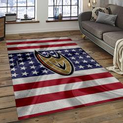 NHL Anaheim Ducks Ice Hockey Team Logo Sport Carpet Area Rug Home Decor Gift The Ducks Gift For Fans Gift For Son AHD35