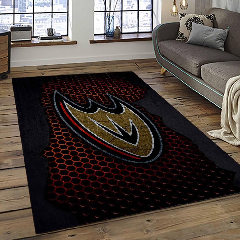 NHL Anaheim Ducks Ice Hockey Team Logo Sport Carpet Area Rug Home Decor Gift The Ducks Gift For Fans Gift For Son AHD41