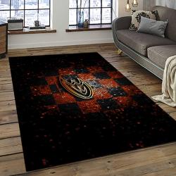 NHL Anaheim Ducks Ice Hockey Team Logo Sport Carpet Area Rug Home Decor Gift The Ducks Gift For Fans Gift For Son AHD42