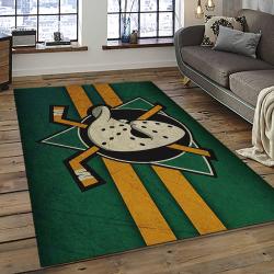 NHL Anaheim Ducks Ice Hockey Team Logo Sport Carpet Area Rug Home Decor Gift The Ducks Gift For Fans Gift For Son AHD46