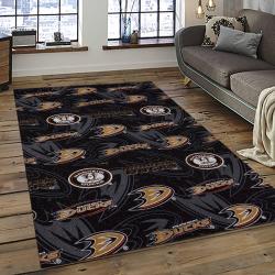 NHL Anaheim Ducks Ice Hockey Team Logo Sport Carpet Area Rug Home Decor Gift The Ducks Gift For Fans Gift For Son AHD5