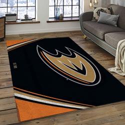 NHL Anaheim Ducks Ice Hockey Team Logo Sport Carpet Area Rug Home Decor Gift The Ducks Gift For Fans Gift For Son AHD6