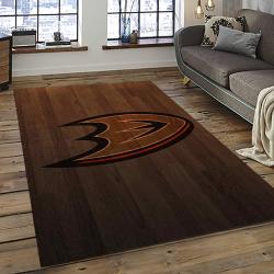 NHL Anaheim Ducks Ice Hockey Team Logo Sport Carpet Area Rug Home Decor Gift The Ducks Gift For Fans Gift For Son AHD9