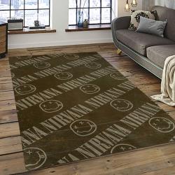 Nirvana Rock Band Punk Rock Music Retangle Carpet Area Rug Home Decor Best Gift For Fan And Friends NV1