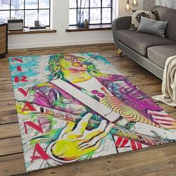 Nirvana Rock Band Punk Rock Music Retangle Carpet Area Rug Home Decor Best Gift For Fan And Friends NV26