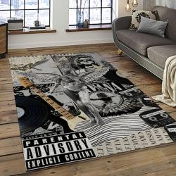 Nirvana Rock Band Punk Rock Music Retangle Carpet Area Rug Home Decor Best Gift For Fan And Friends NV32