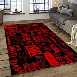 Nirvana Rock Band Punk Rock Music Retangle Carpet Area Rug Home Decor Best Gift For Fan And Friends NV53