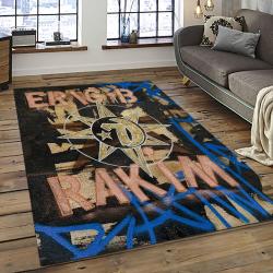 Rakim Rapper Hiphop Music Retangle Carpet Area Rug Home Decor Best Gift For Fan And Friends RK13