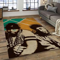 Rakim Rapper Hiphop Music Retangle Carpet Area Rug Home Decor Best Gift For Fan And Friends RK14