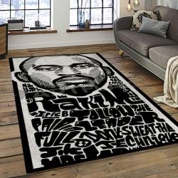 Rakim Rapper Hiphop Music Retangle Carpet Area Rug Home Decor Best Gift For Fan And Friends RK16