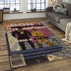 Rakim Rapper Hiphop Music Retangle Carpet Area Rug Home Decor Best Gift For Fan And Friends RK19