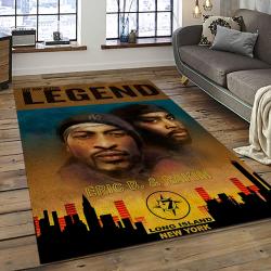 Rakim Rapper Hiphop Music Retangle Carpet Area Rug Home Decor Best Gift For Fan And Friends RK4
