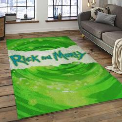 Rick and Morty Cartoon TV Show Retangle Carpet Area Rug Home Decor Best Gift For Family RM1