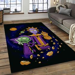 Rick and Morty Cartoon TV Show Retangle Carpet Area Rug Home Decor Best Gift For Family RM29