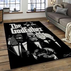 Rick and Morty Cartoon TV Show Retangle Carpet Area Rug Home Decor Best Gift For Family RM32