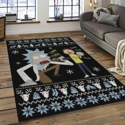 Rick and Morty Cartoon TV Show Retangle Carpet Area Rug Home Decor Best Gift For Family RM36