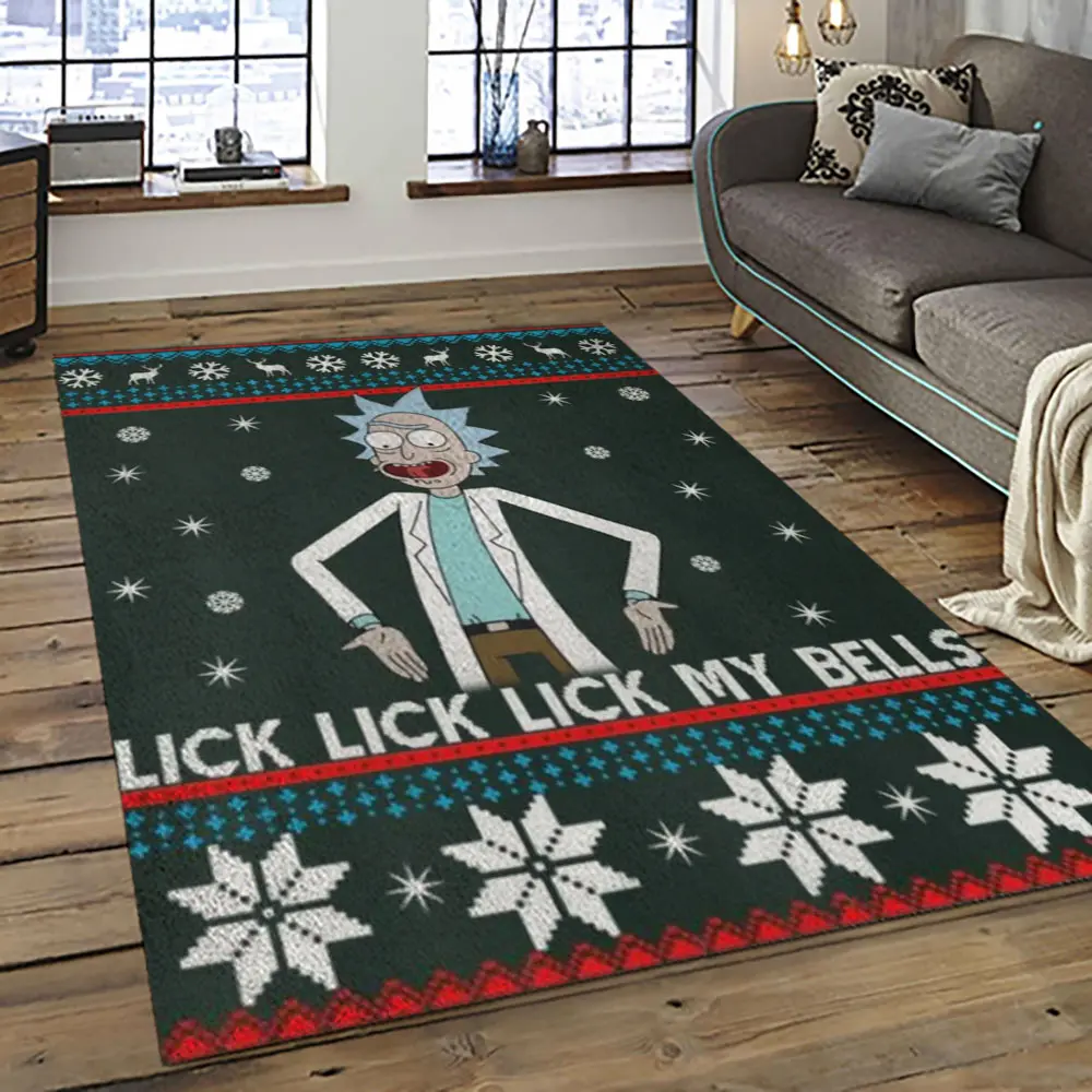 Rick and Morty Cartoon TV Show Retangle Carpet Area Rug Home Decor Best Gift For Family RM38