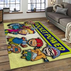Rocket Power Action Cartoon Retangle Carpet Area Rug Home Decor Best Gift For Fan And Friends RP14