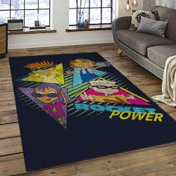 Rocket Power Action Cartoon Retangle Carpet Area Rug Home Decor Best Gift For Fan And Friends RP26