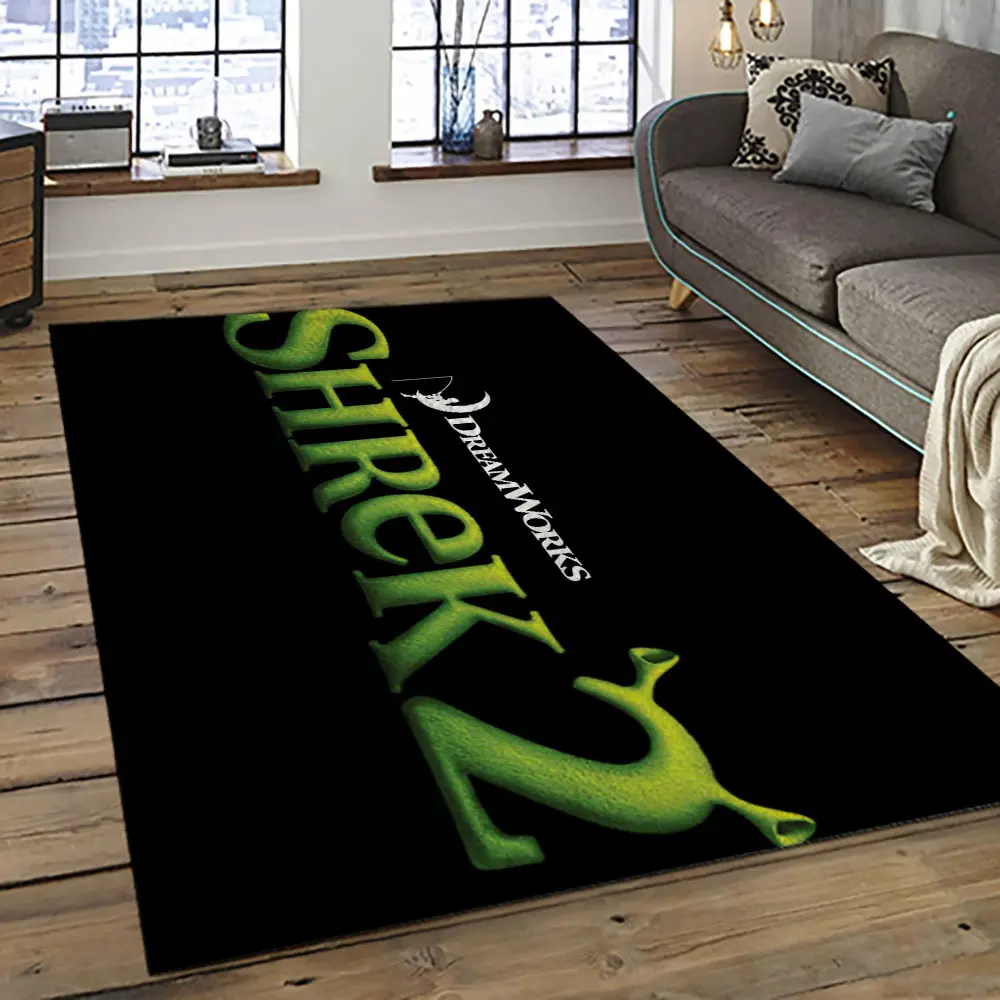 Shrek Cartoon Characters Carpet Area Rug Home Decor Gift Best Present For Friends SK1