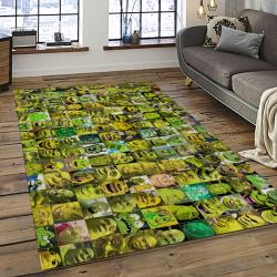 Shrek Cartoon Characters Carpet Area Rug Home Decor Gift Best Present For Friends SK13