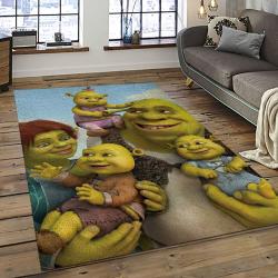 Shrek Cartoon Characters Carpet Area Rug Home Decor Gift Best Present For Friends SK14