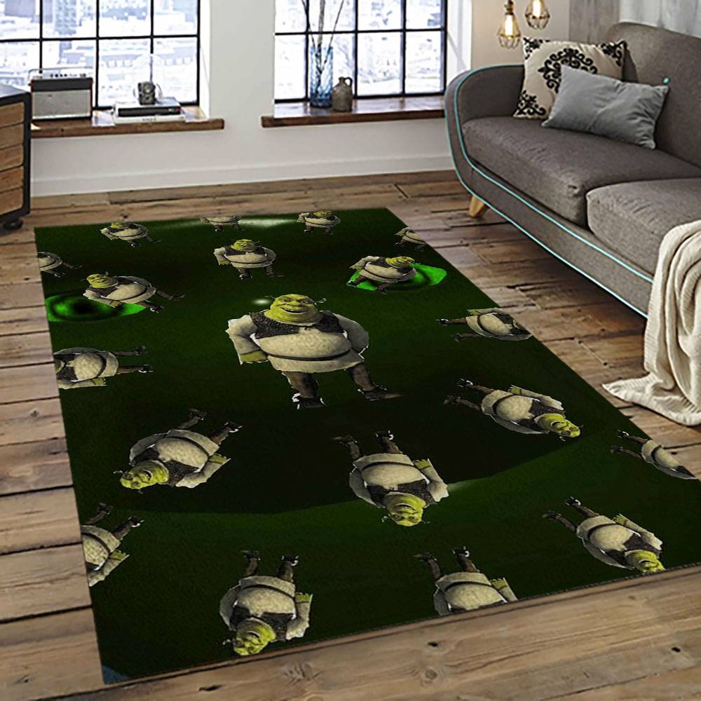 Shrek Cartoon Characters Carpet Area Rug Home Decor Gift Best Present For Friends SK2