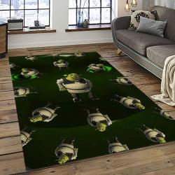 Shrek Cartoon Characters Carpet Area Rug Home Decor Gift Best Present For Friends SK2