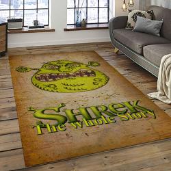 Shrek Cartoon Characters Carpet Area Rug Home Decor Gift Best Present For Friends SK23