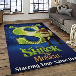 Shrek Cartoon Characters Carpet Area Rug Home Decor Gift Best Present For Friends SK26