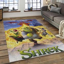 Shrek Cartoon Characters Carpet Area Rug Home Decor Gift Best Present For Friends SK29