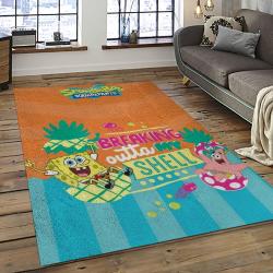 SpongeBob SquarePants Cartoon TV Show Retangle Carpet Area Rug Home Decor Best Gift For Family SSP1